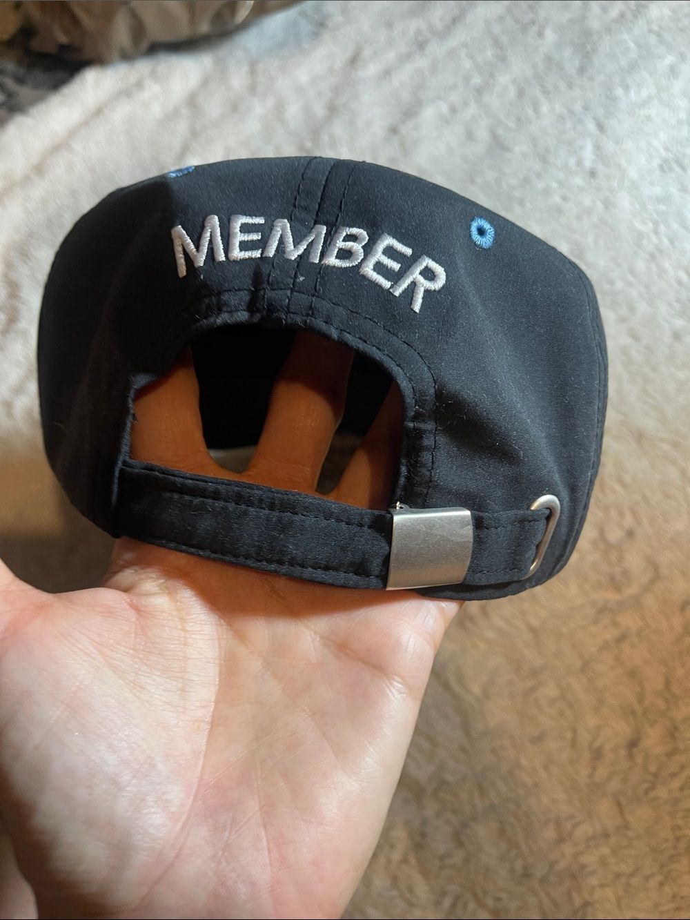 Disney Vacation Club Black Baseball Cap with Blue Logo - Picture 3 of 4